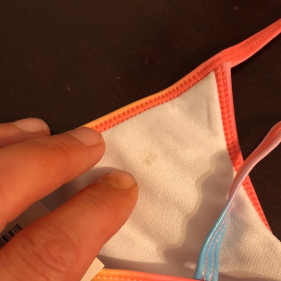 Appaman Stella Bikini Top in Digital Denim Blue, size 12 - Picture 9 of 12